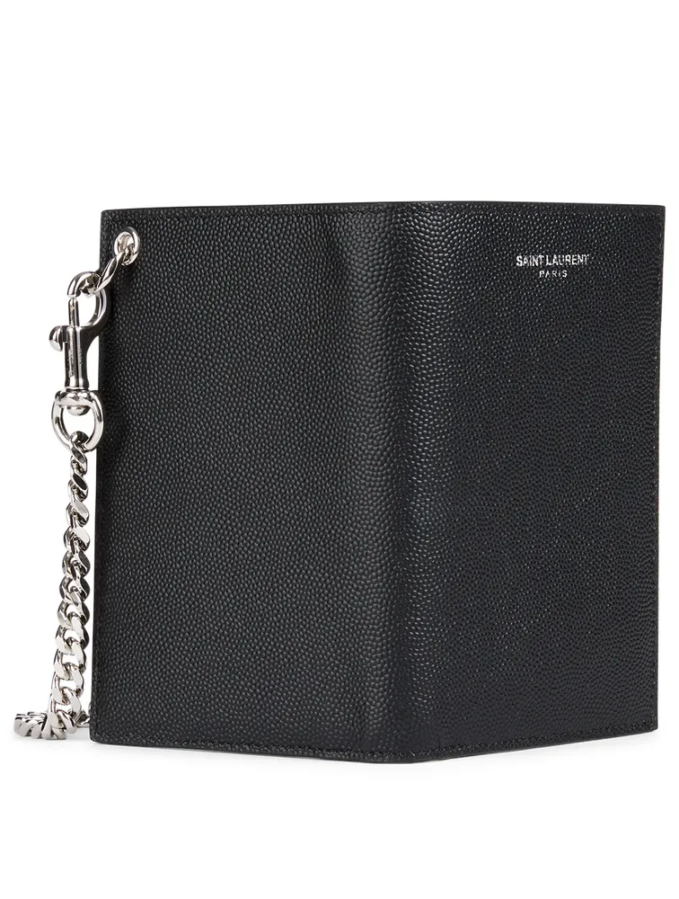 N/S Leather Chain Wallet