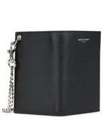 N/S Leather Chain Wallet