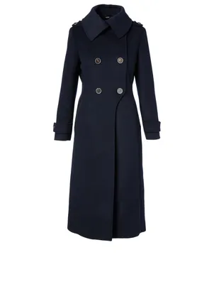 Elodie Wool Military Coat