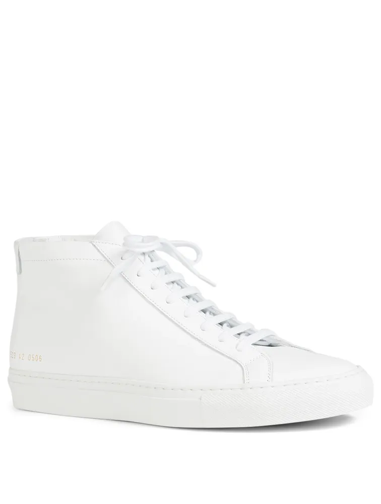 Achilles Leather High-Top Sneakers