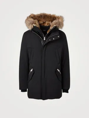 Edward Down Coat With Fur Hood