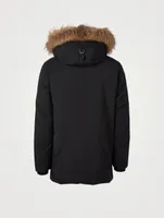Edward Down Coat With Fur Hood