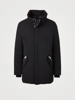 Edward Down Coat With Fur Hood