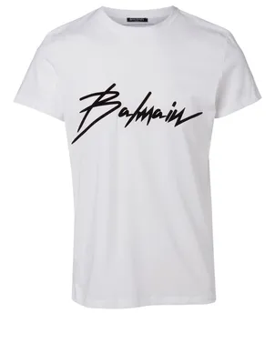 Cotton Signature Logo T-Shirt