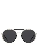 Dior0234S Round Aviator Sunglasses