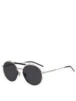 Dior0234S Round Aviator Sunglasses
