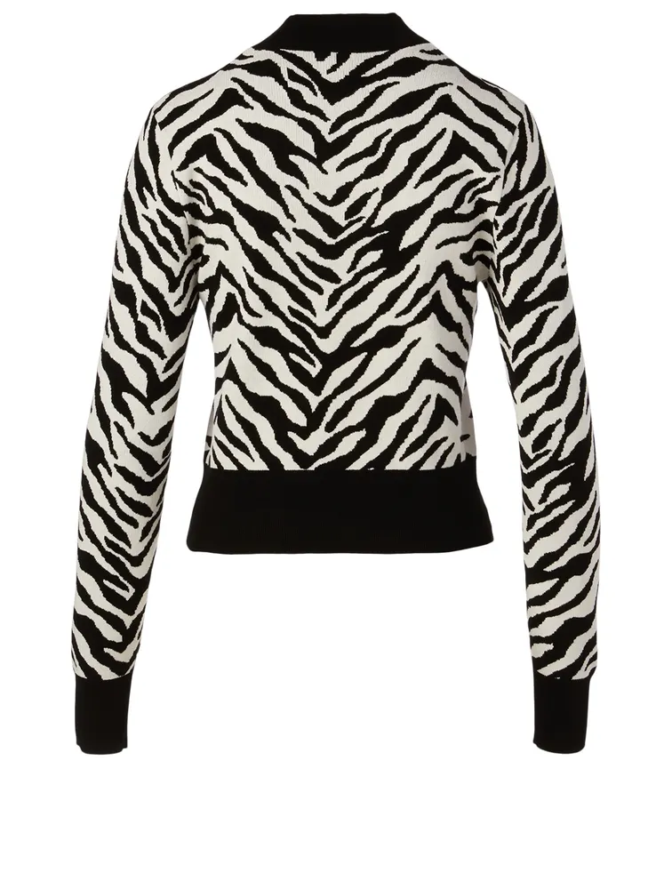 Lola Sweater Zebra Print