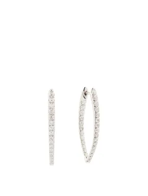 Cristina 18K Gold Earrings With Diamonds