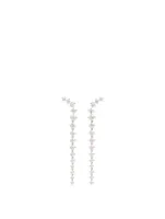 Aria 18K Gold Dagger Earrings With Diamonds