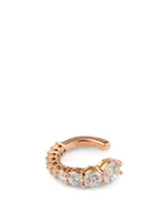 Aria 18K Rose Gold Earcuff With Diamonds