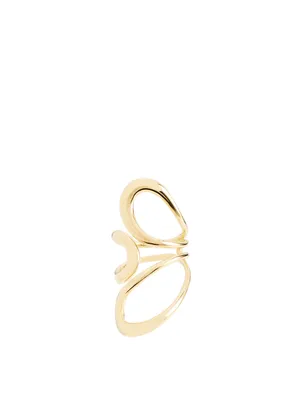 Large Aria Jane 18K Gold Ring