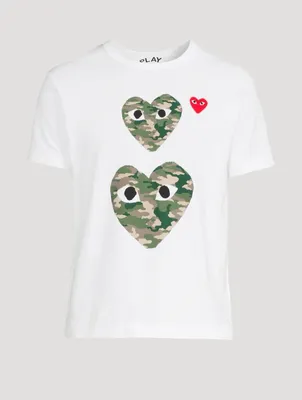 Cotton Camouflage Heart T-Shirt