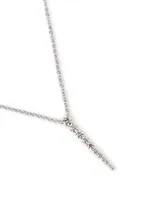 Aria 18K White Gold Necklace With Diamonds