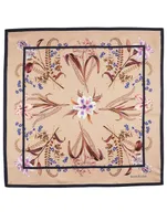 Aloesjs Printed Silk Scarf