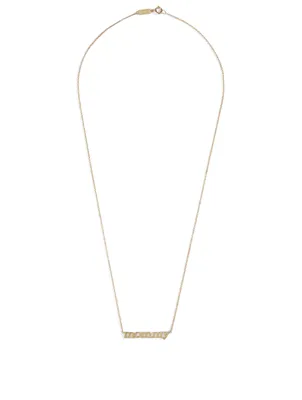 Gold Mommy Necklace