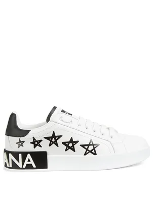 Portofino Leather Sneakers With Stars