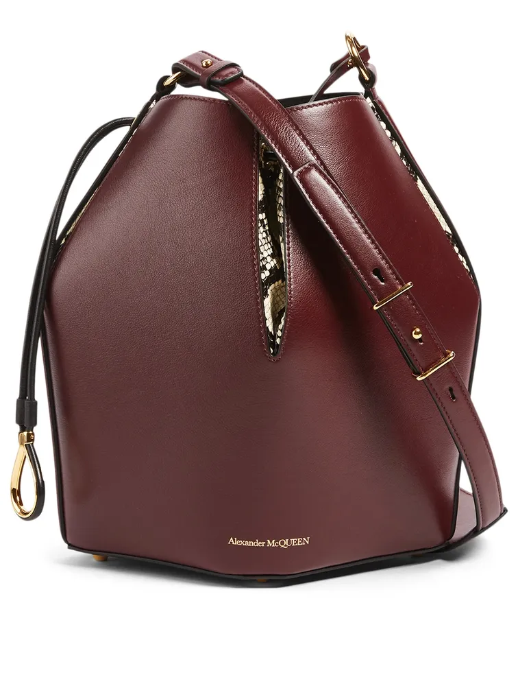 Leather Bucket Bag