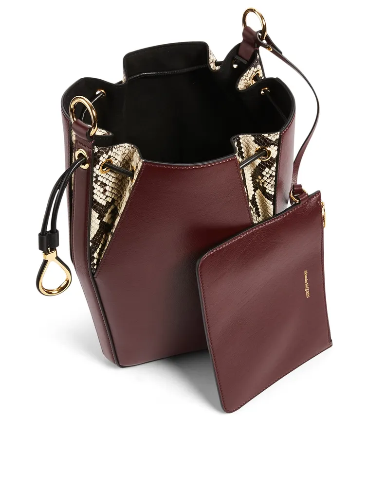 Leather Bucket Bag