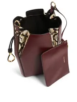 Leather Bucket Bag