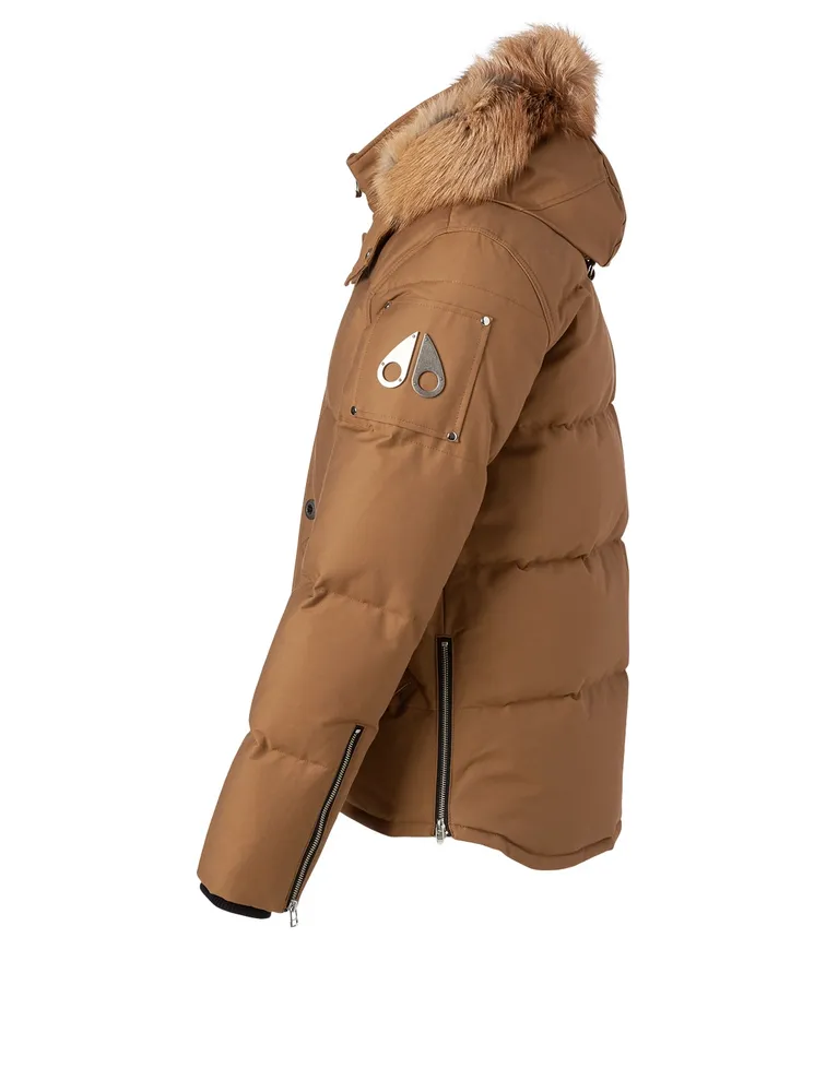3Q Down Jacket With Fur Hood