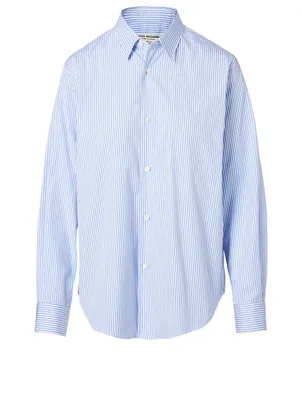 Long-Sleeve Shirt With Stripes