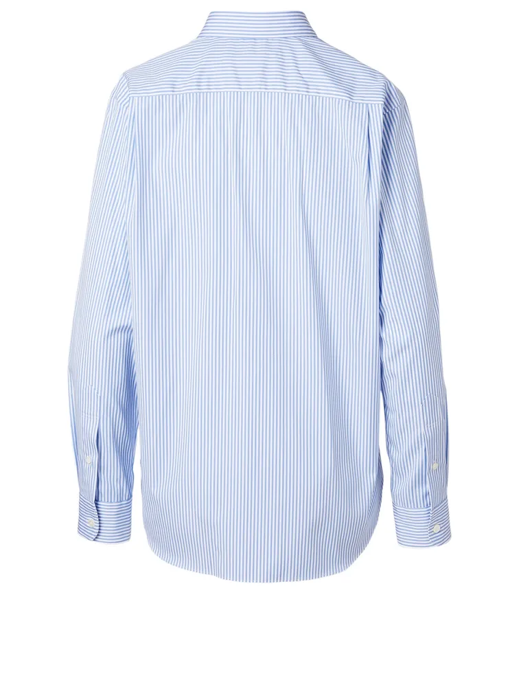 Long-Sleeve Shirt With Stripes