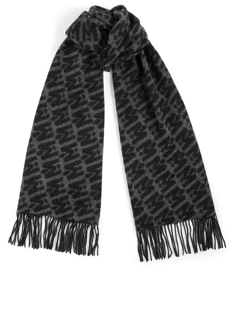 Gordy Wool Logo Scarf