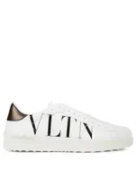 VLTN Open Leather Sneakers
