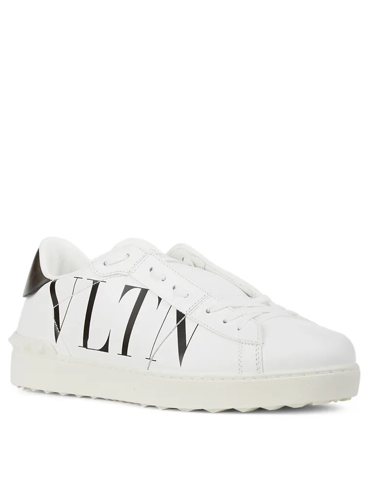 VLTN Open Leather Sneakers