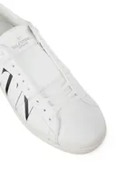 VLTN Open Leather Sneakers