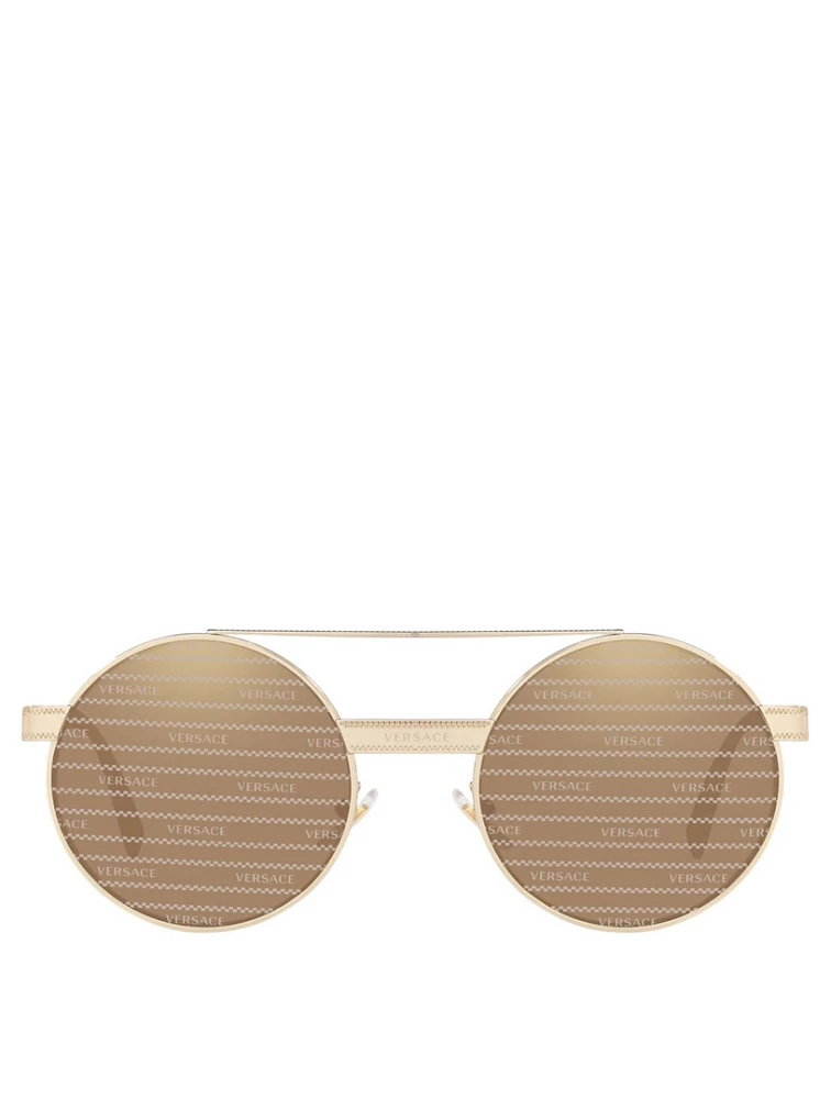 Round Aviator Sunglasses
