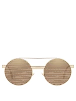 Round Aviator Sunglasses