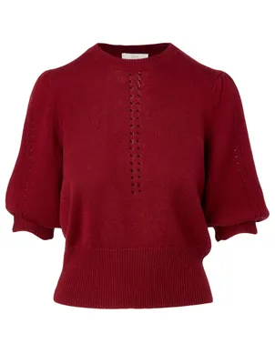 Kollyn Wool And Silk Sweater