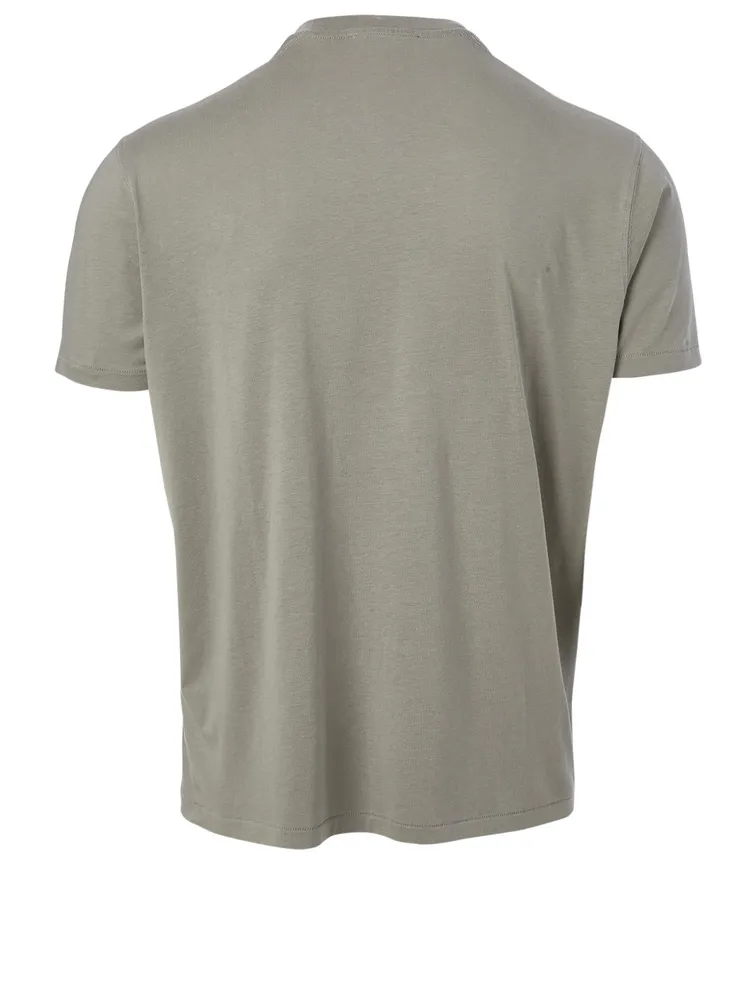 Jersey Viscose And Cotton T-Shirt