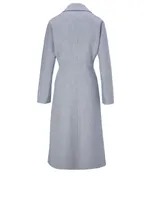 Wool And Cashmere Long Coat