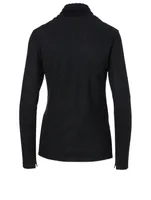 Wool Turtleneck Top