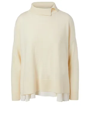 Wool And Cashmere Layered Top