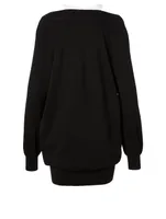 Bi-Layer Wool Sweater Dress