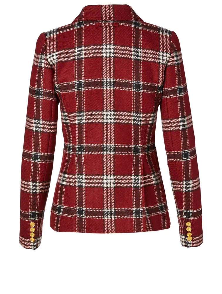 Wool Duchess Blazer With Patch Pocket
