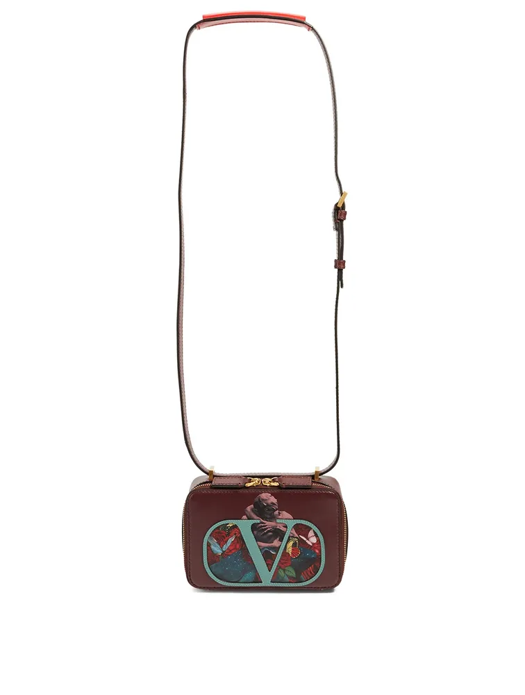 Small Undercover Leather Crossbody Bag