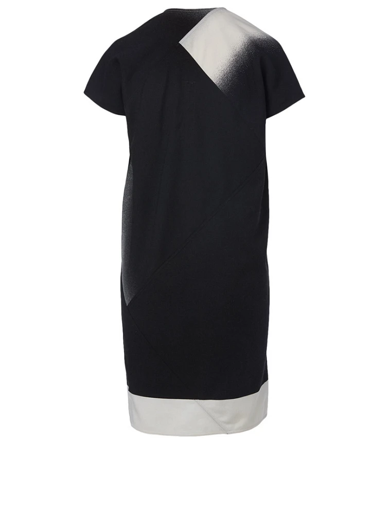 Wool-Blend Draped Tunic
