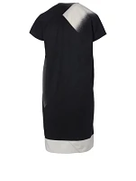Wool-Blend Draped Tunic