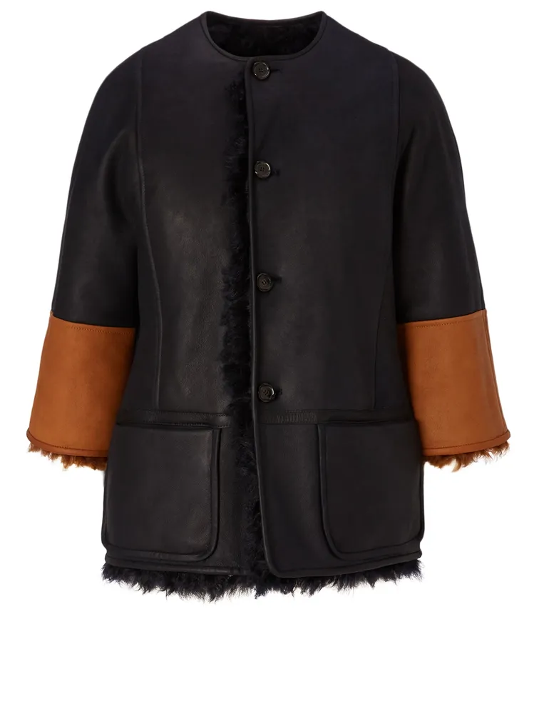 Shearling Reversible Coat