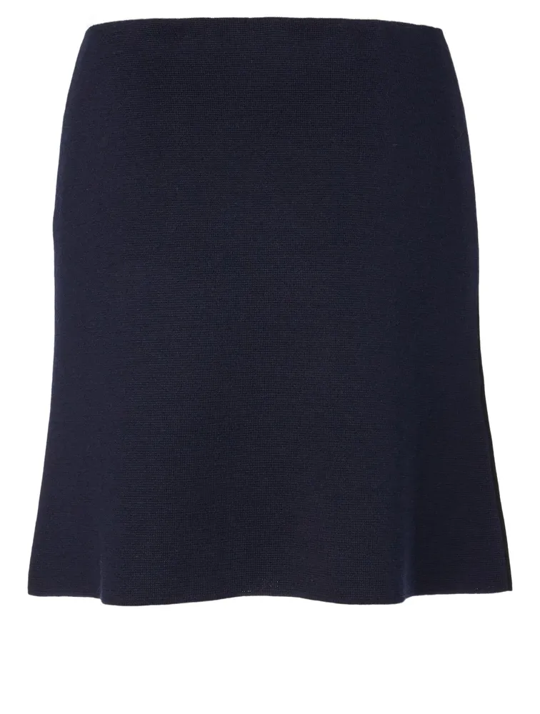 Wool-Blend Mini Skirt