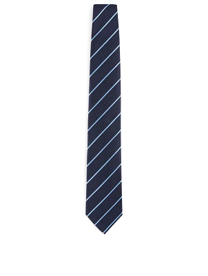 Striped Silk Tie