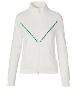 Ruffle Track Jacket