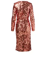 Sequin Midi Dress