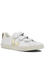 V-Lock Leather Sneakers