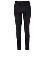 Cotton-Blend Logo Leggings