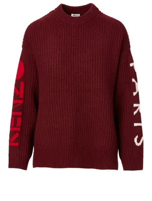 Wool-Blend Chunky Sweater